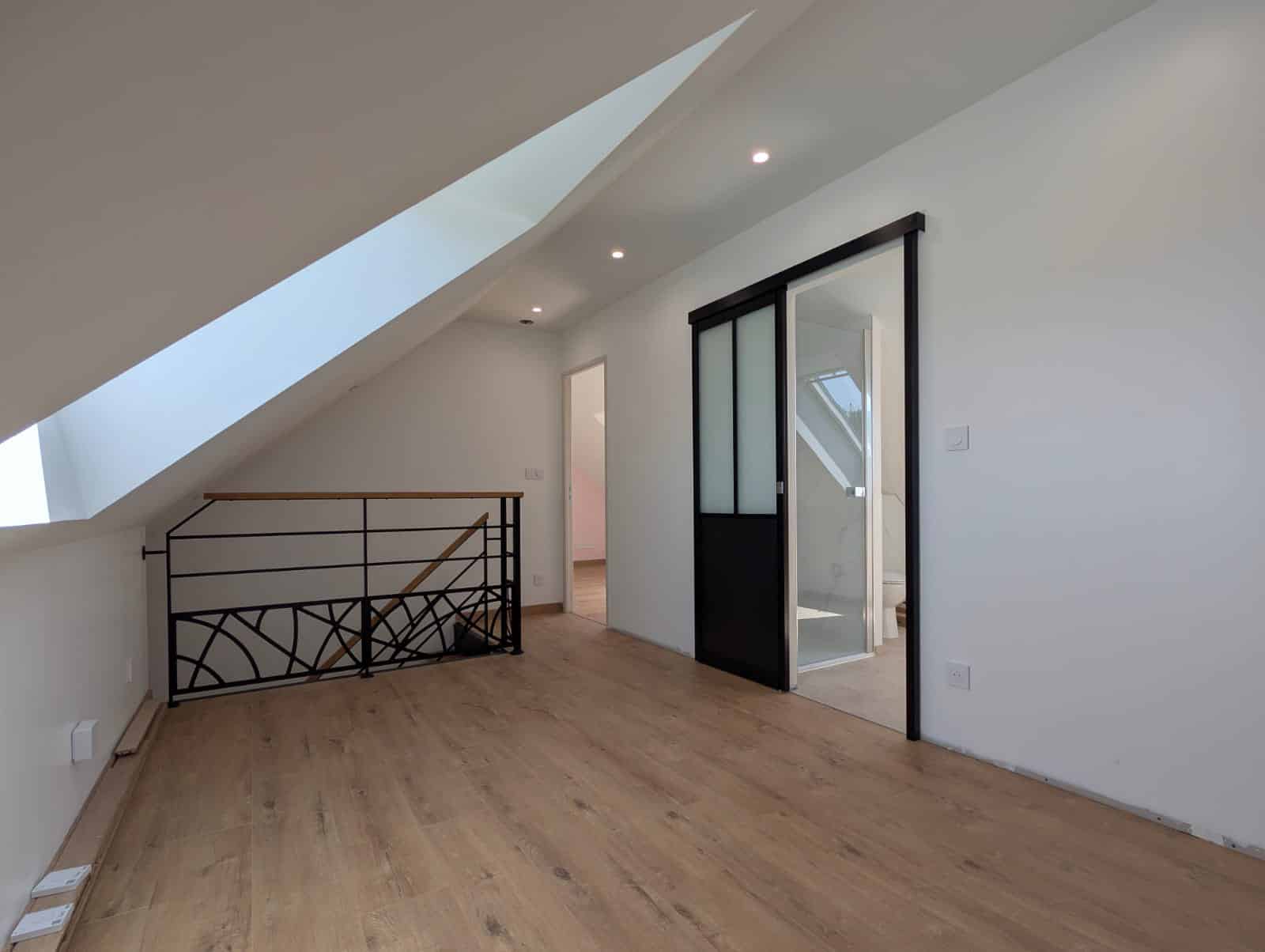 amenagement combles transformation charpente tuffé val de la chéronne 8